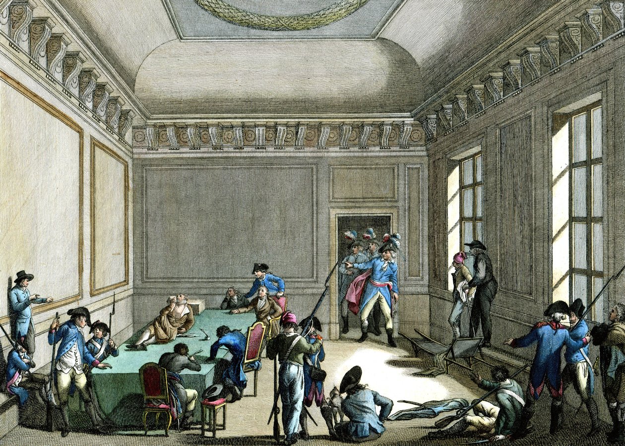 Robespierre letartóztatása alkotó: Reiner Vinkeles