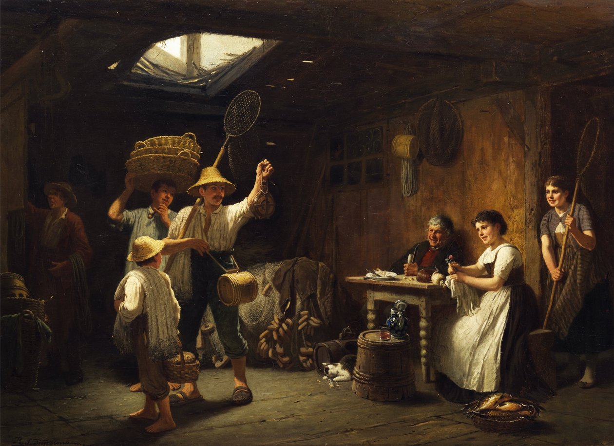 Kivonat a horgászatról. alkotó: Reinhard Sebastian Zimmermann