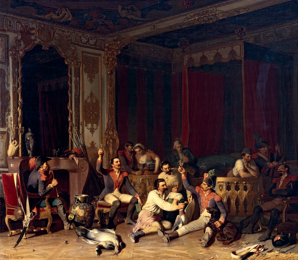 A francia katonák negyede alkotó: Reinhard Sebastian Zimmermann