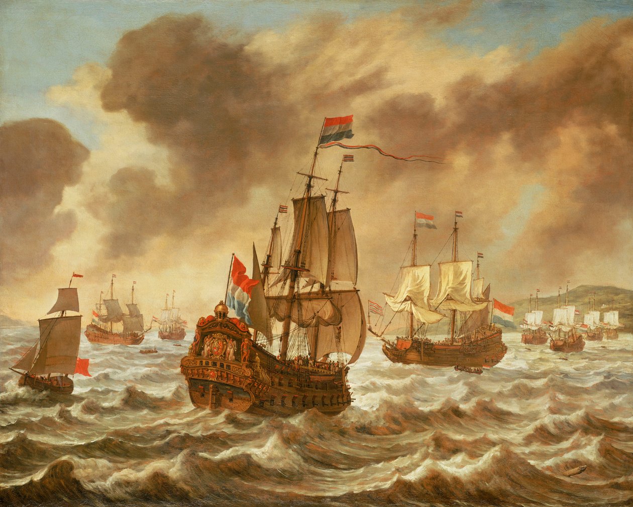 A dunai csata előtt, 1639. október 21. Tromp 