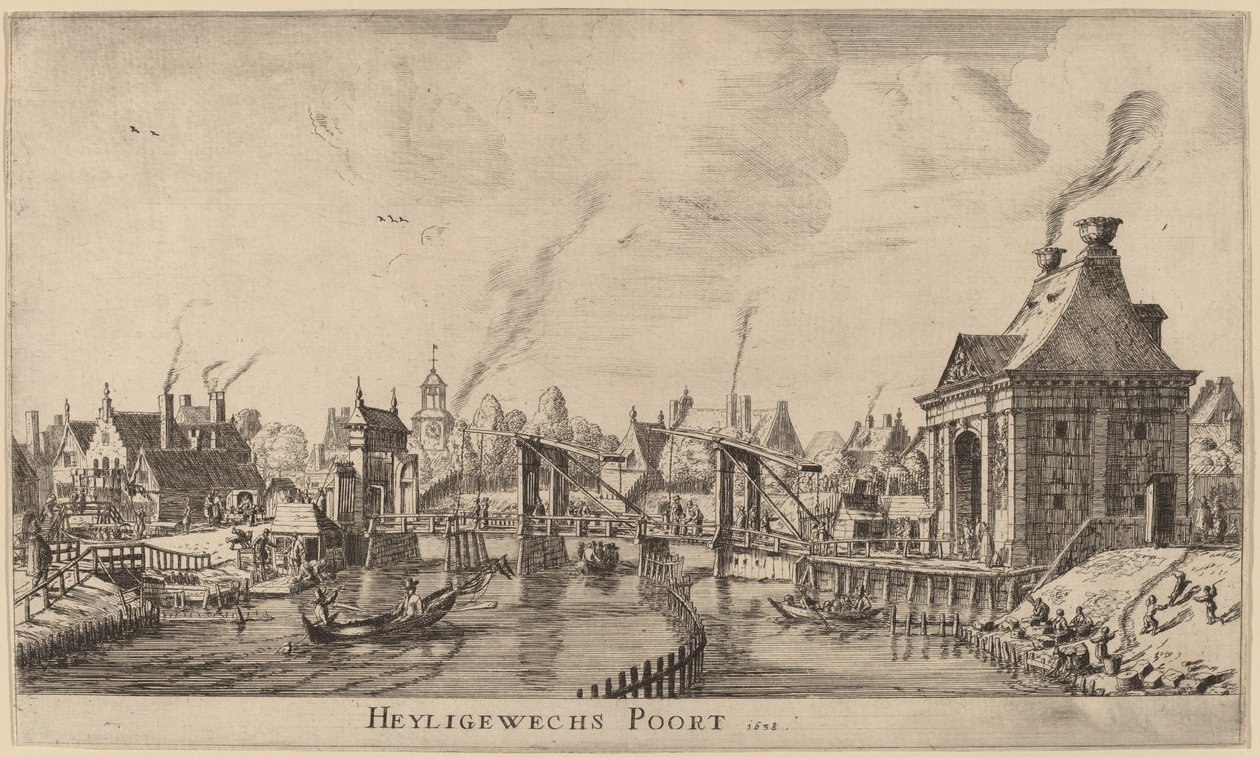 Heiligeweg-kapu (Heylige Weghs-kapu) alkotó: Reinier Nooms, called Zeeman