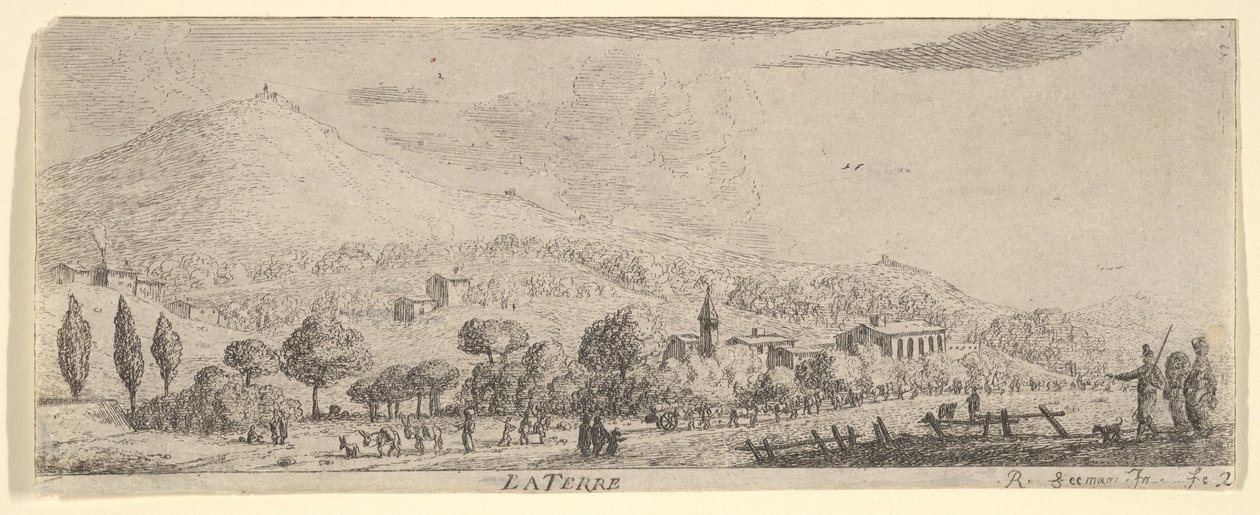 La Terre, Az elemekből, 17. század. alkotó: Reinier Zeeman
