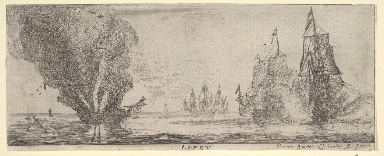 Le Feu, Az elemekből, 17. század. alkotó: Reinier Zeeman