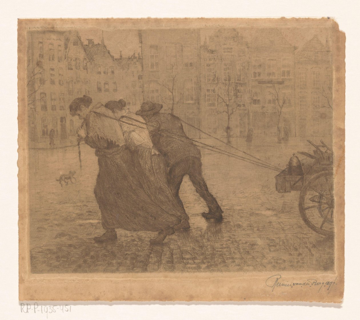 Húzókocsi alkotó: Reinier van den Berg (signed by artist)