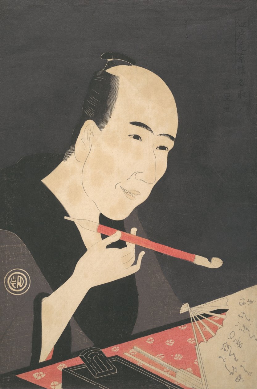 Tee W Liter-san és egy titokzatos történet. k. a. Masanobu Kitao, igaz? 1795. , szúnyog. 1795. alkotó: Rekisentei Eiri