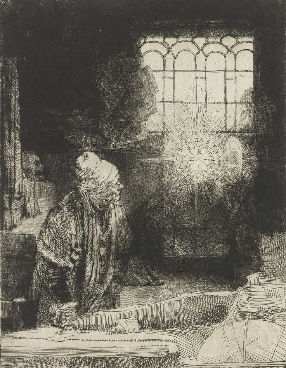 Egy tudós tanulmányaiban alkotó: Rembrandt van Rijn