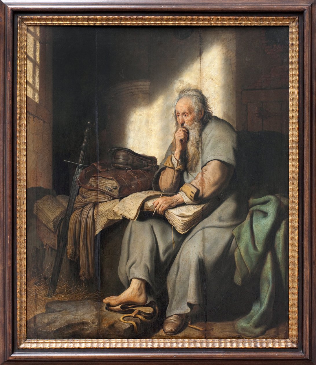 Szent Pál a börtönben, 1627 alkotó: Rembrandt van Rijn