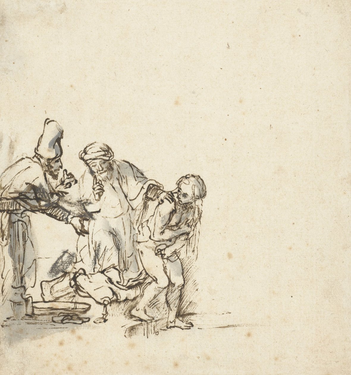 Susanna és a vének, 1650-55 körül alkotó: Rembrandt van Rijn