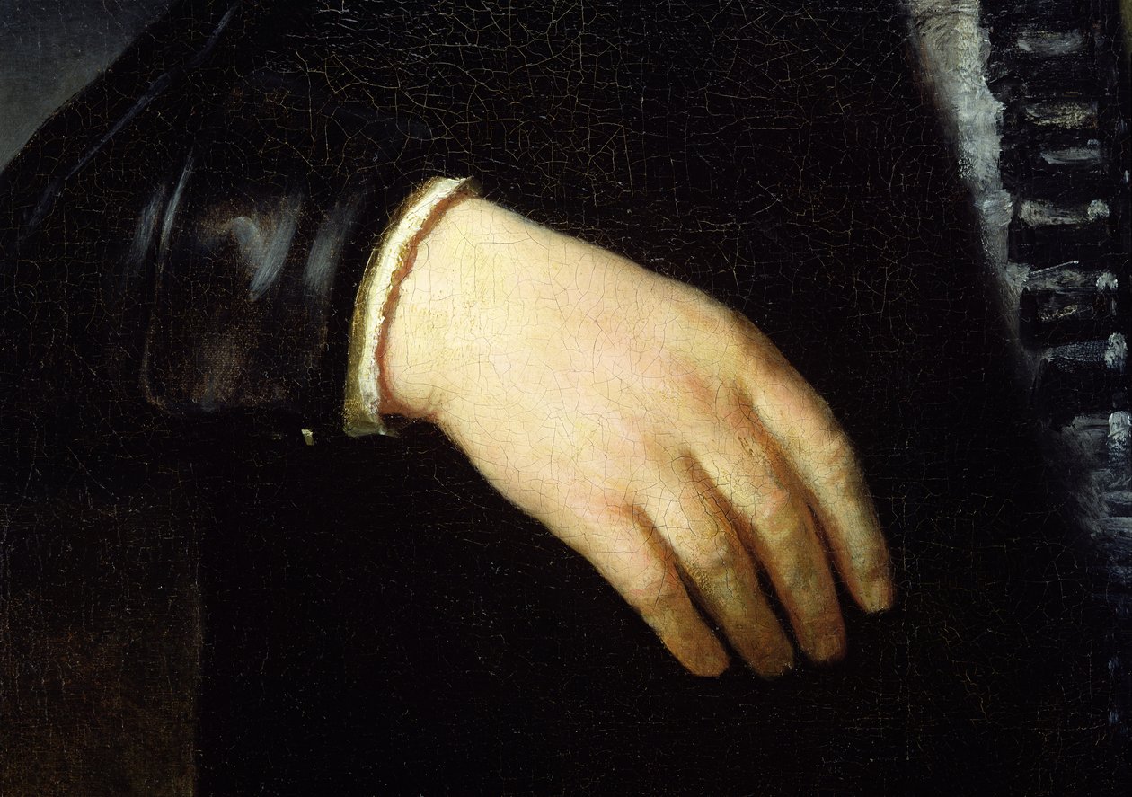 Álló férfi teljes alakos portréja, 1639 (részlet) (lásd: 242009) alkotó: Rembrandt van Rijn