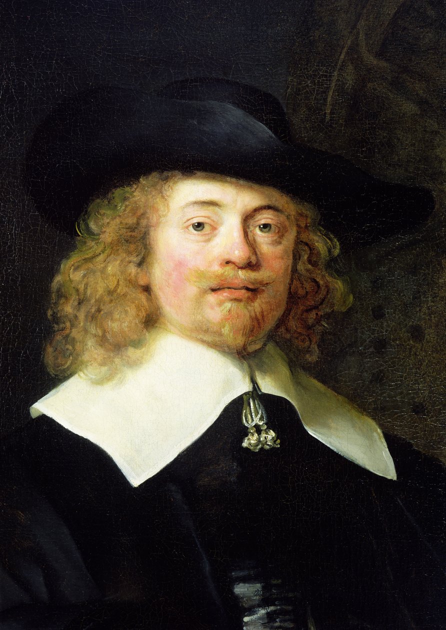 Álló férfi teljes alakos portréja, 1639 (részlet) (lásd: 242009) alkotó: Rembrandt van Rijn