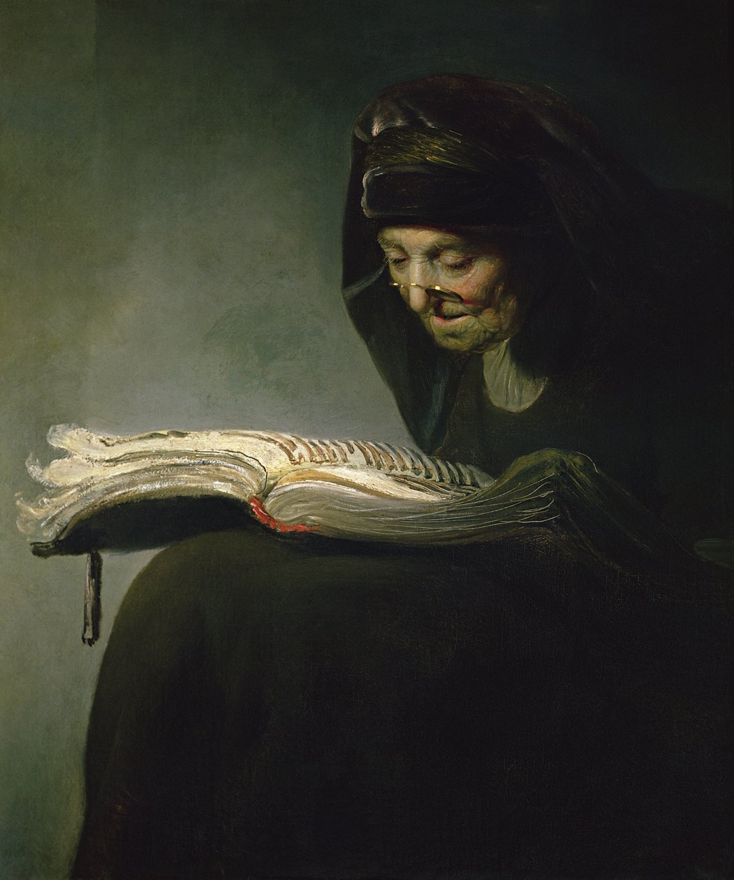 Rembrandts anyja portréja alkotó: Rembrandt van Rijn