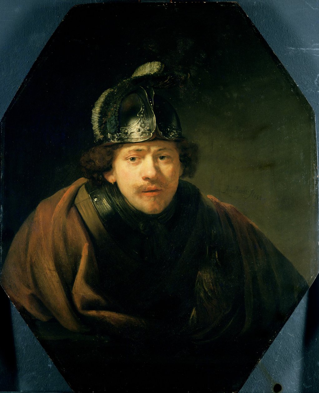 Önarckép sisakkal, 1634 alkotó: Rembrandt van Rijn
