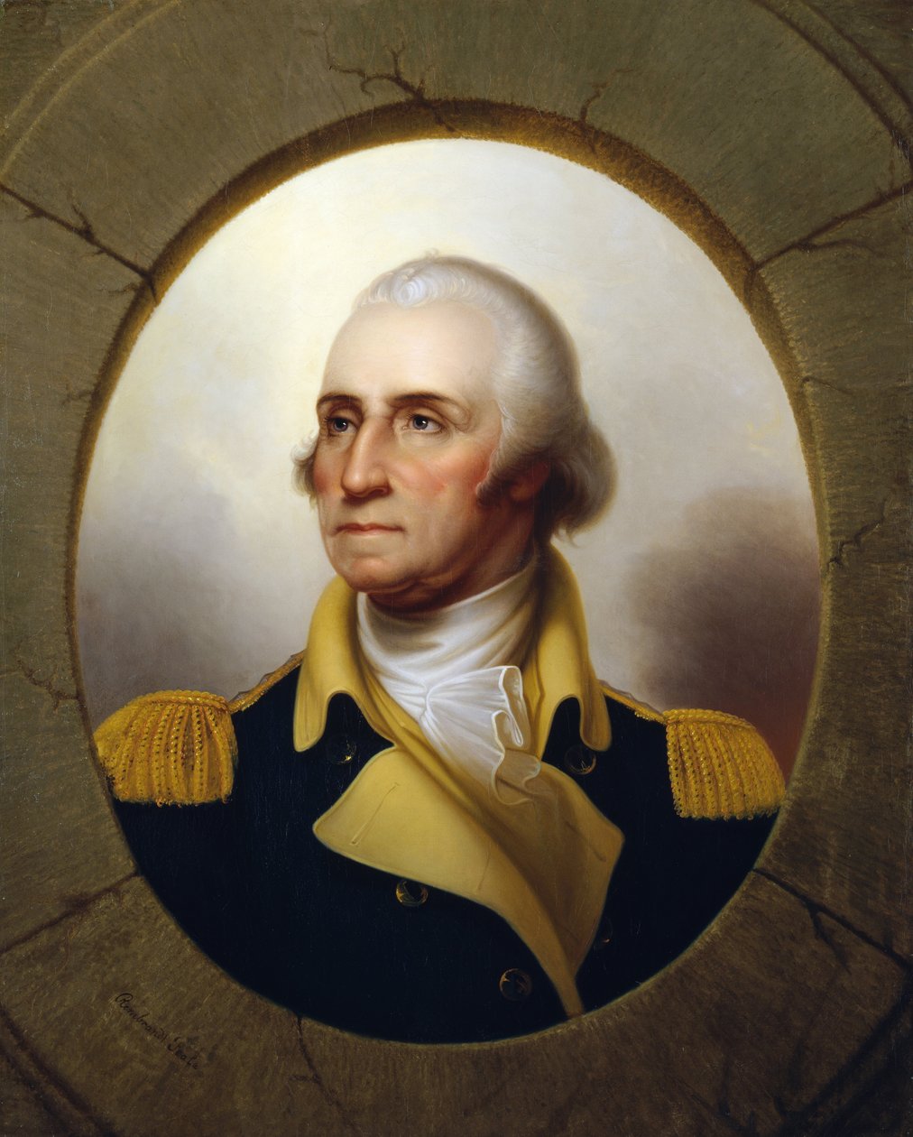 George Washington (lőréses típus) alkotó: Rembrandt Peale