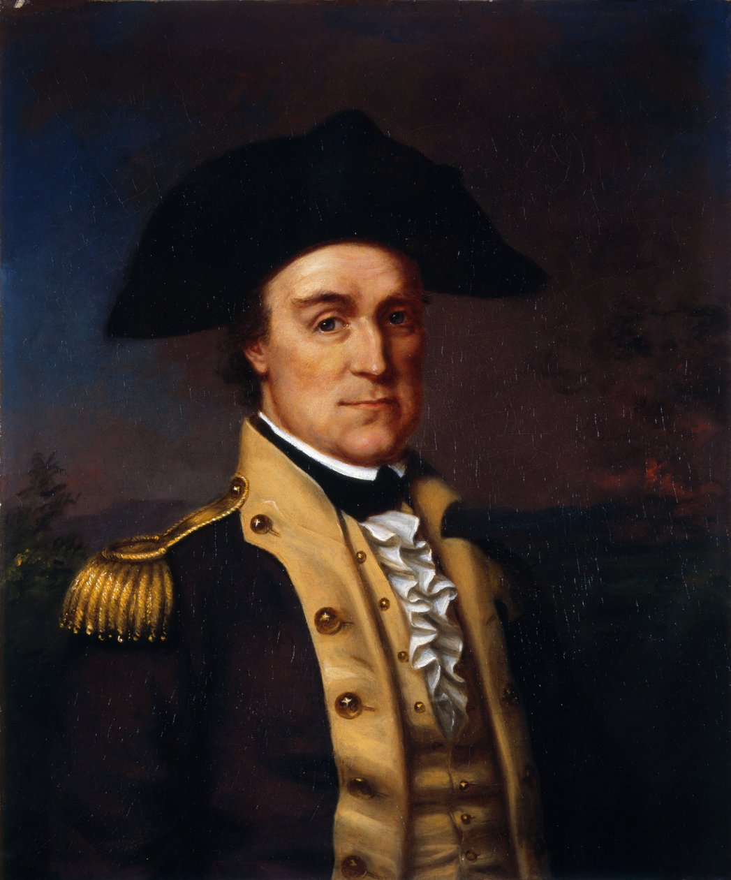 Elijah Clarke tábornok portréja alkotó: Rembrandt Peale