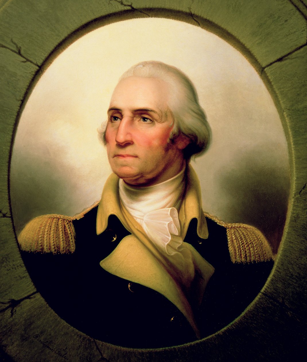George Washington portréja, 1853 (lásd: 153884) alkotó: Rembrandt Peale