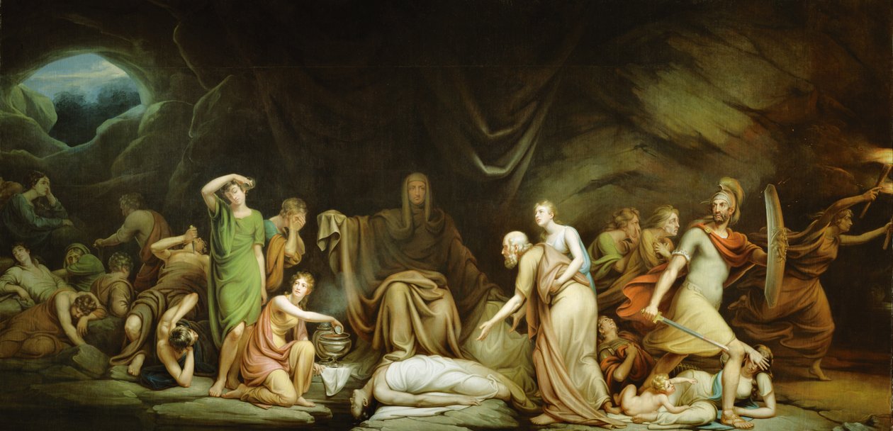 A Halál udvara, 1820 alkotó: Rembrandt Peale