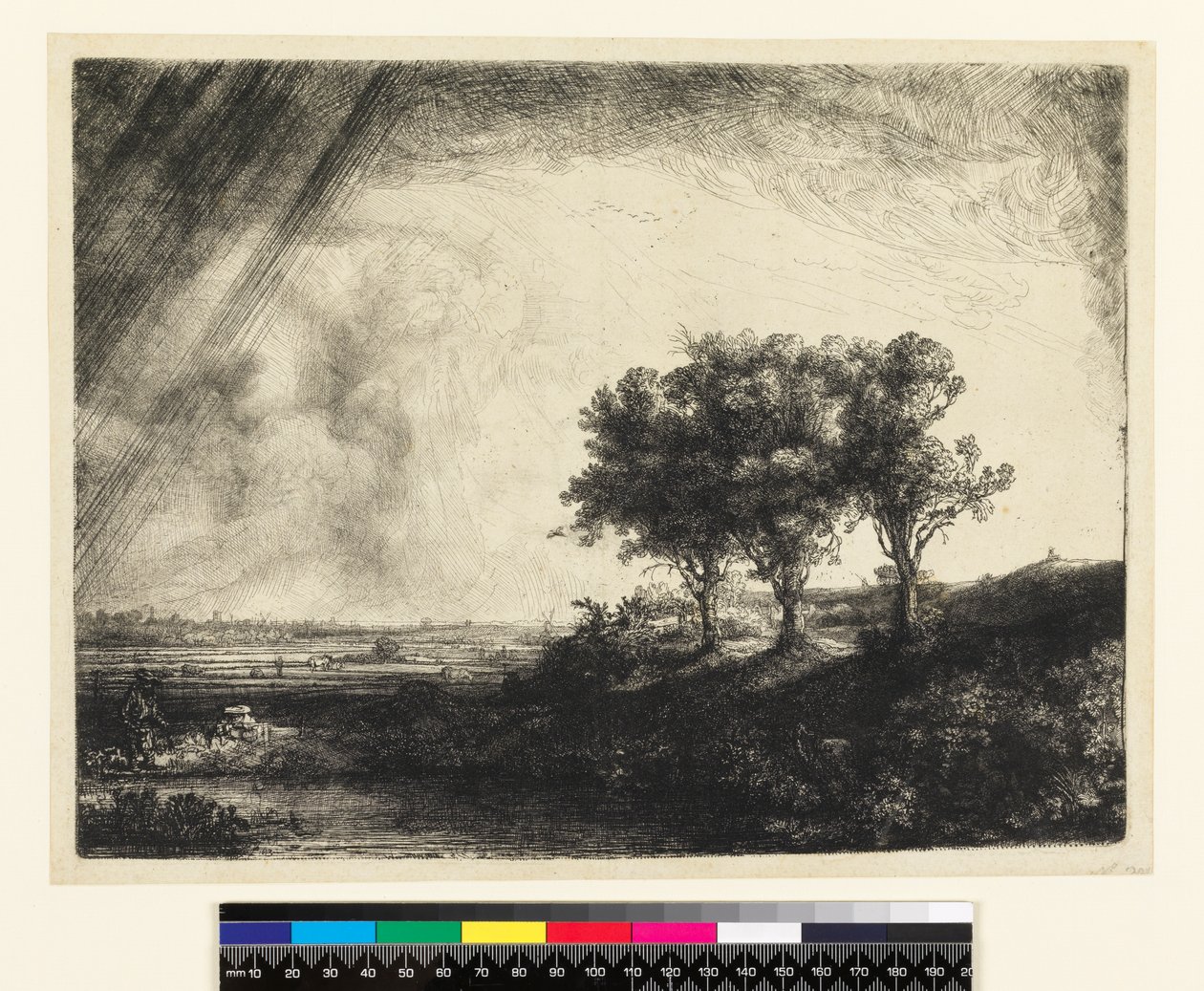 23.K5-292 A három fa alkotó: Rembrandt van Rijn