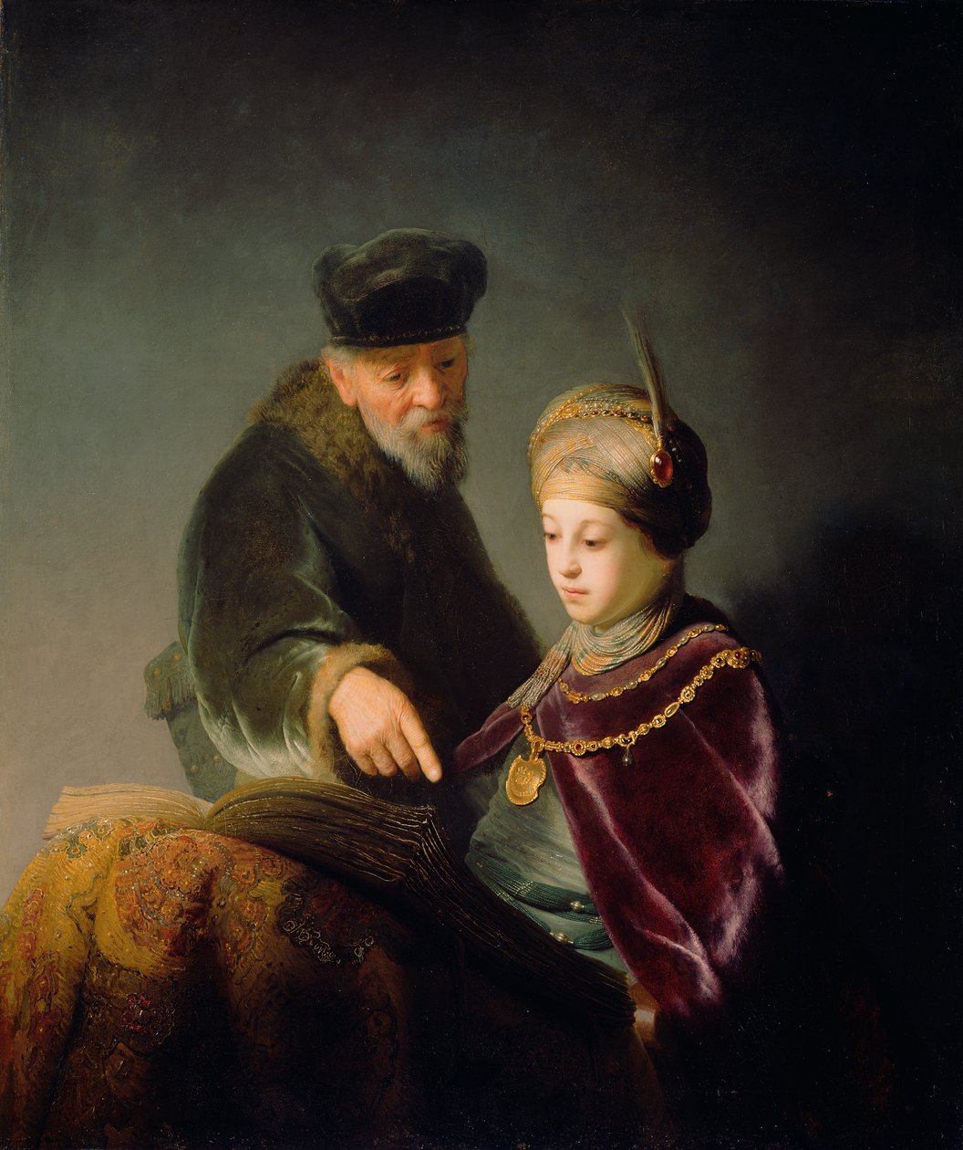 Egy fiatal tudós és tanára alkotó: Rembrandt van Rijn