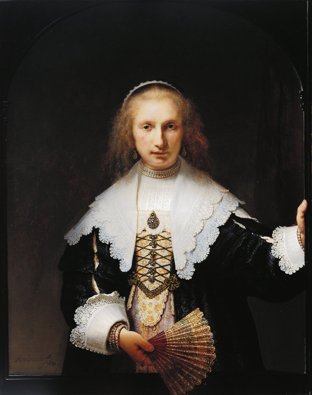 Agatha Bas (1611-58) alkotó: Rembrandt van Rijn