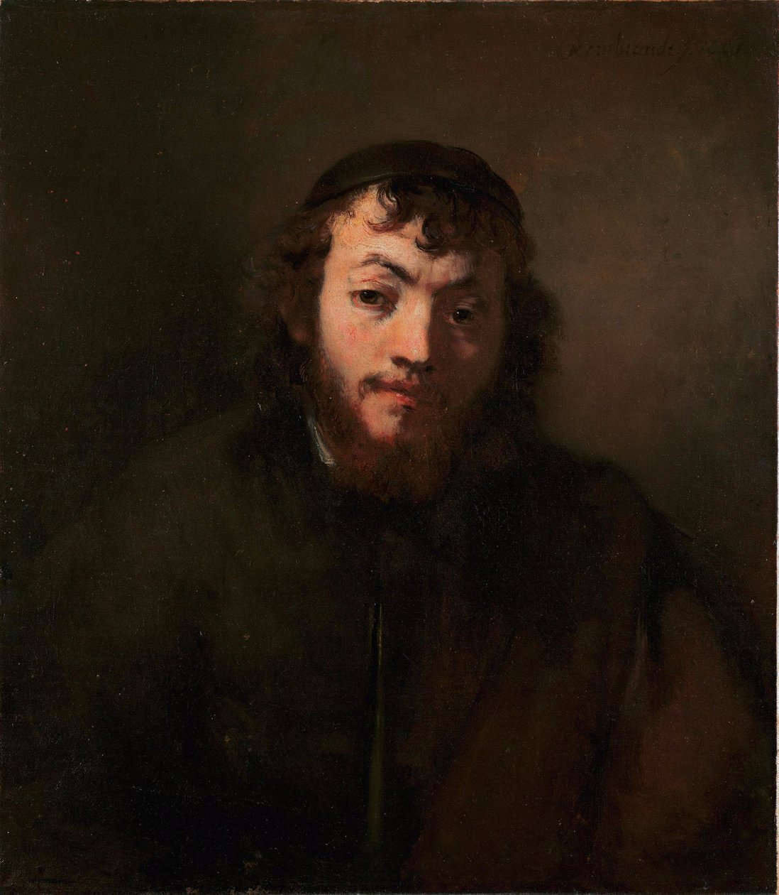 Egy fiatal zsidó mellszobra alkotó: Rembrandt van Rijn