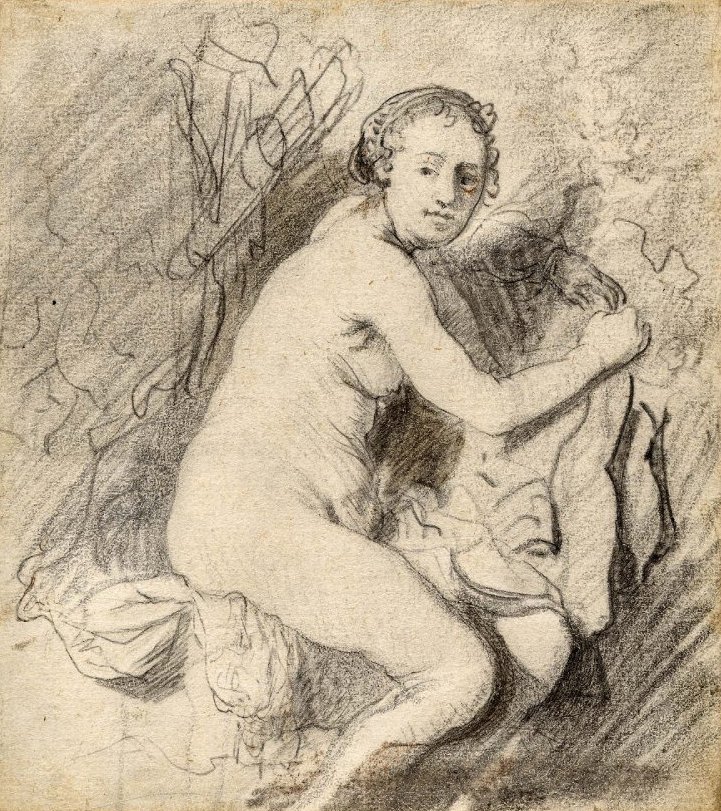 Diana a fürdőben alkotó: Rembrandt van Rijn