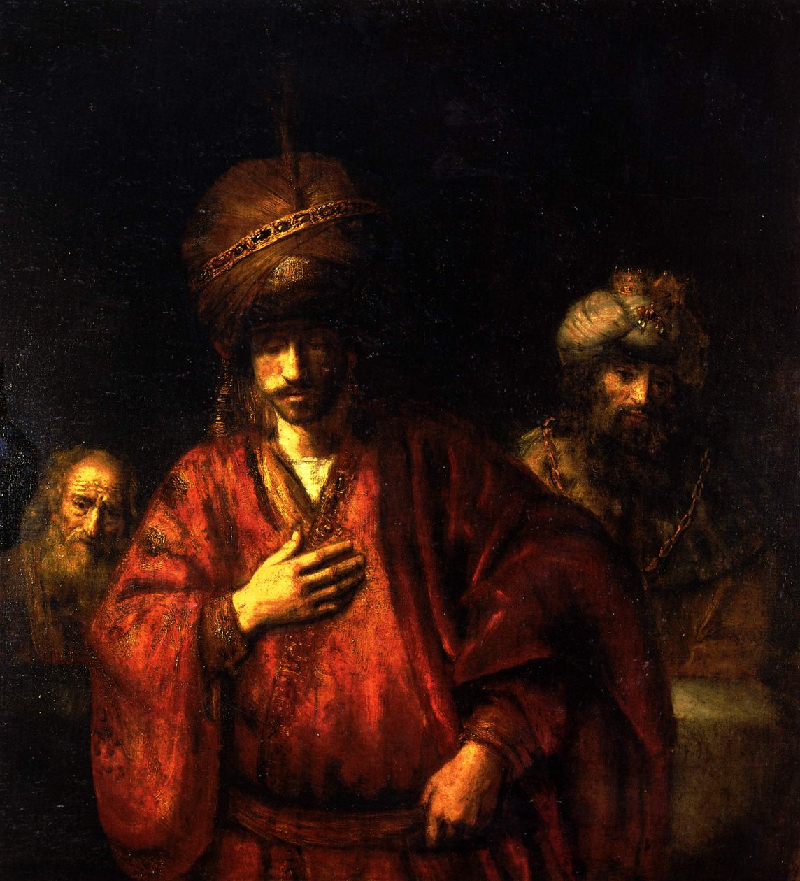 Hámán elismeri a sorsát alkotó: Rembrandt van Rijn