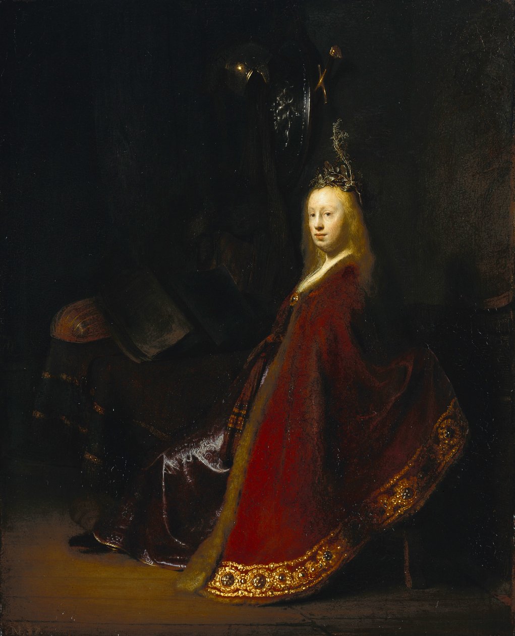 Minerva alkotó: Rembrandt van Rijn