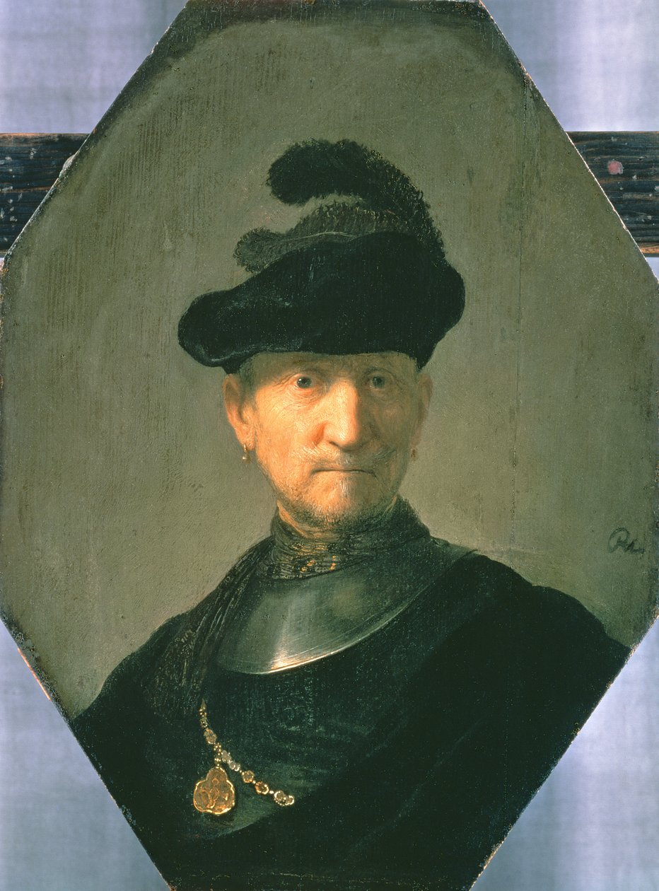 Öreg harcos, 1629 alkotó: Rembrandt van Rijn