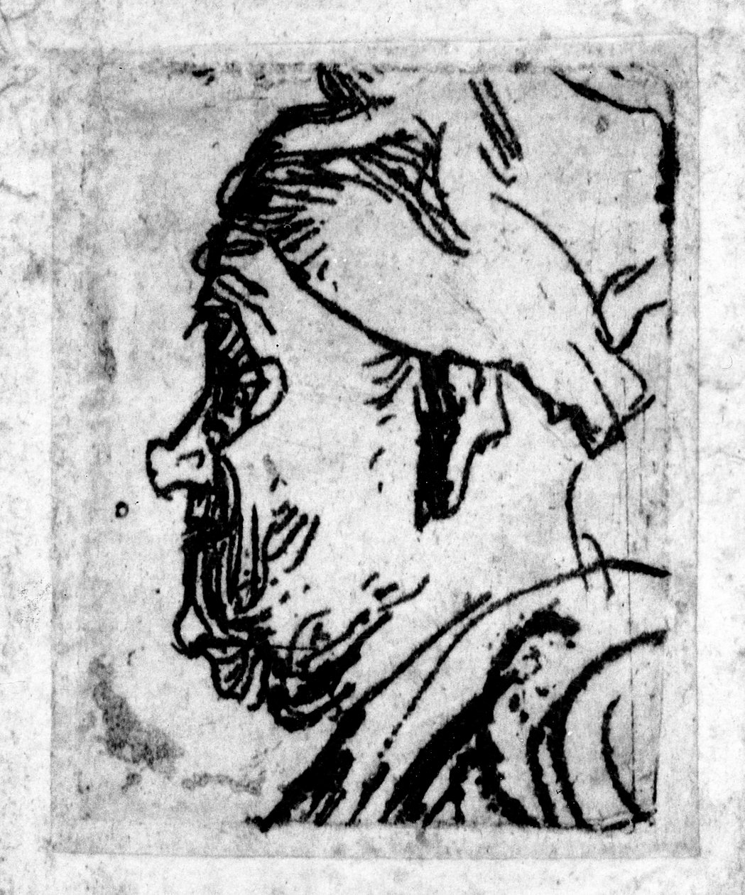 Fúró orrú öregember, 1629 körül alkotó: Rembrandt van Rijn