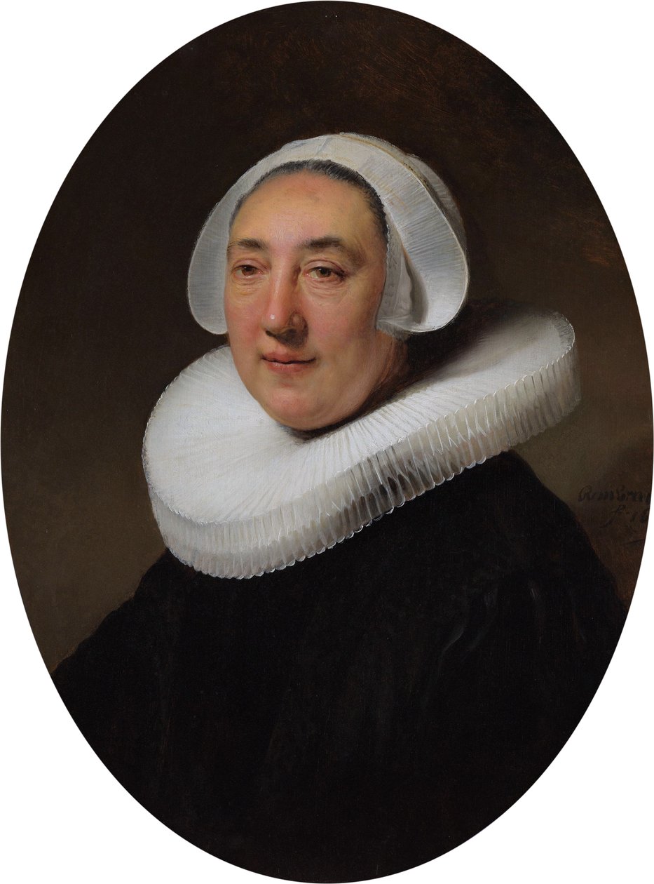 Haesje Jacobsdr portréja. Cleyburg (....- 1641) alkotó: Rembrandt van Rijn