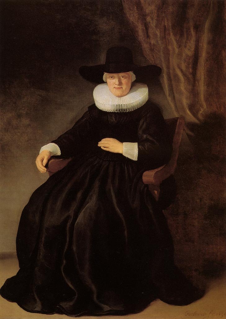 Maria Bockenolle arcképe alkotó: Rembrandt van Rijn