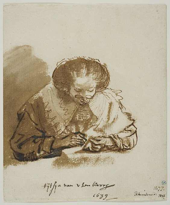 Titia van Uylenburgh portréja alkotó: Rembrandt van Rijn