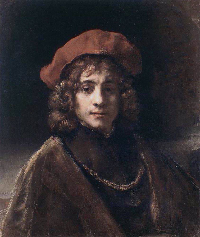 Titus portréja alkotó: Rembrandt van Rijn