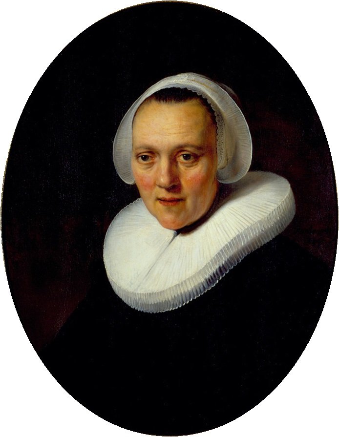 Egy negyvenéves nő portréja alkotó: Rembrandt van Rijn