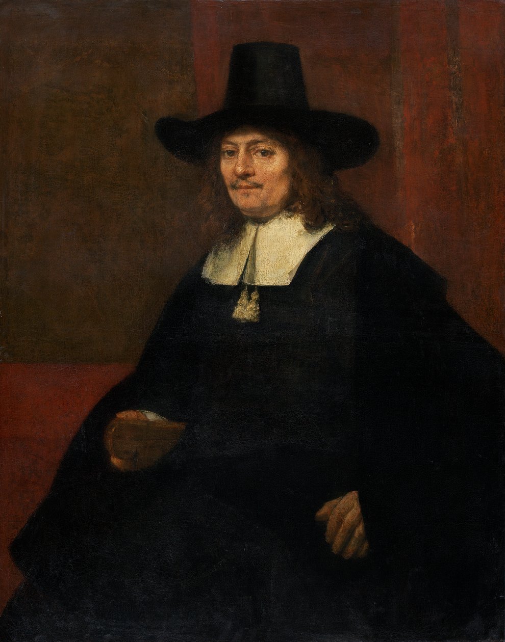 Ülő férfi portréja alkotó: Rembrandt van Rijn