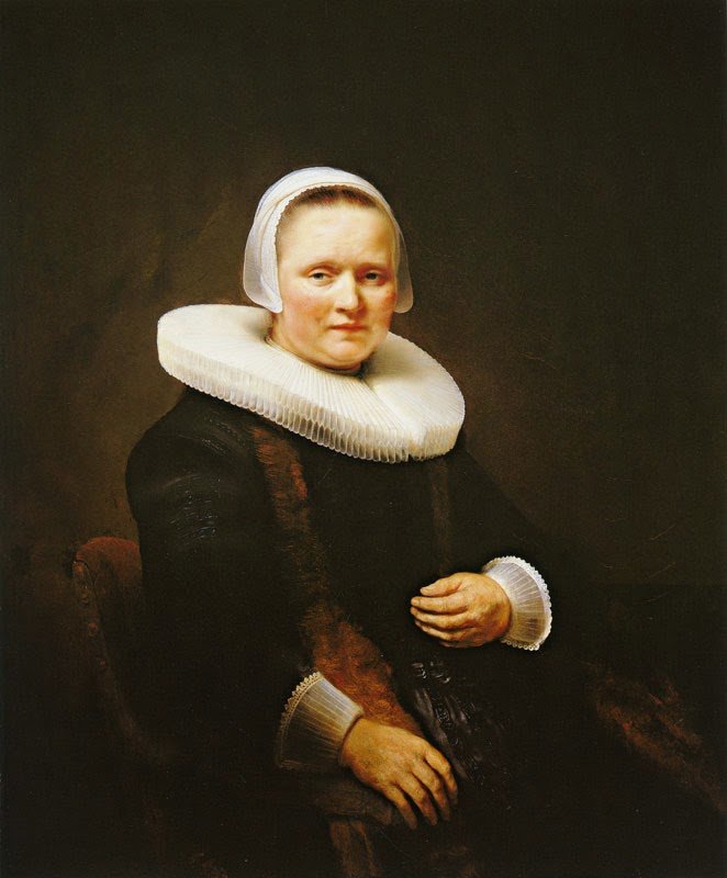 Egy nő portréja, esetleg Anna Wijmer alkotó: Rembrandt van Rijn