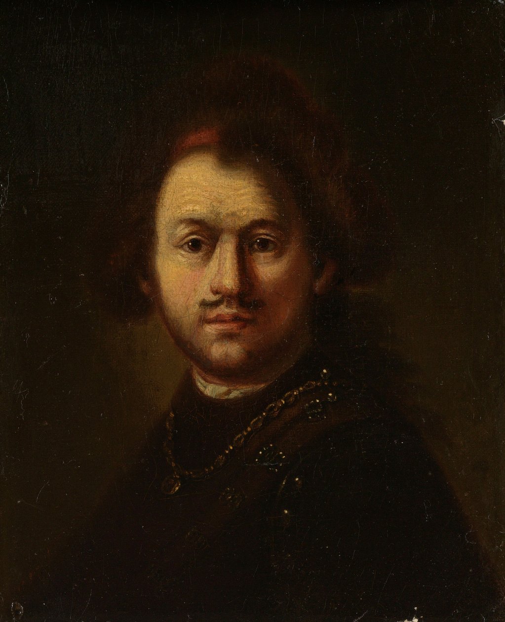 Rembrandt Harmensz arcképe. Rajnától alkotó: Rembrandt van Rijn