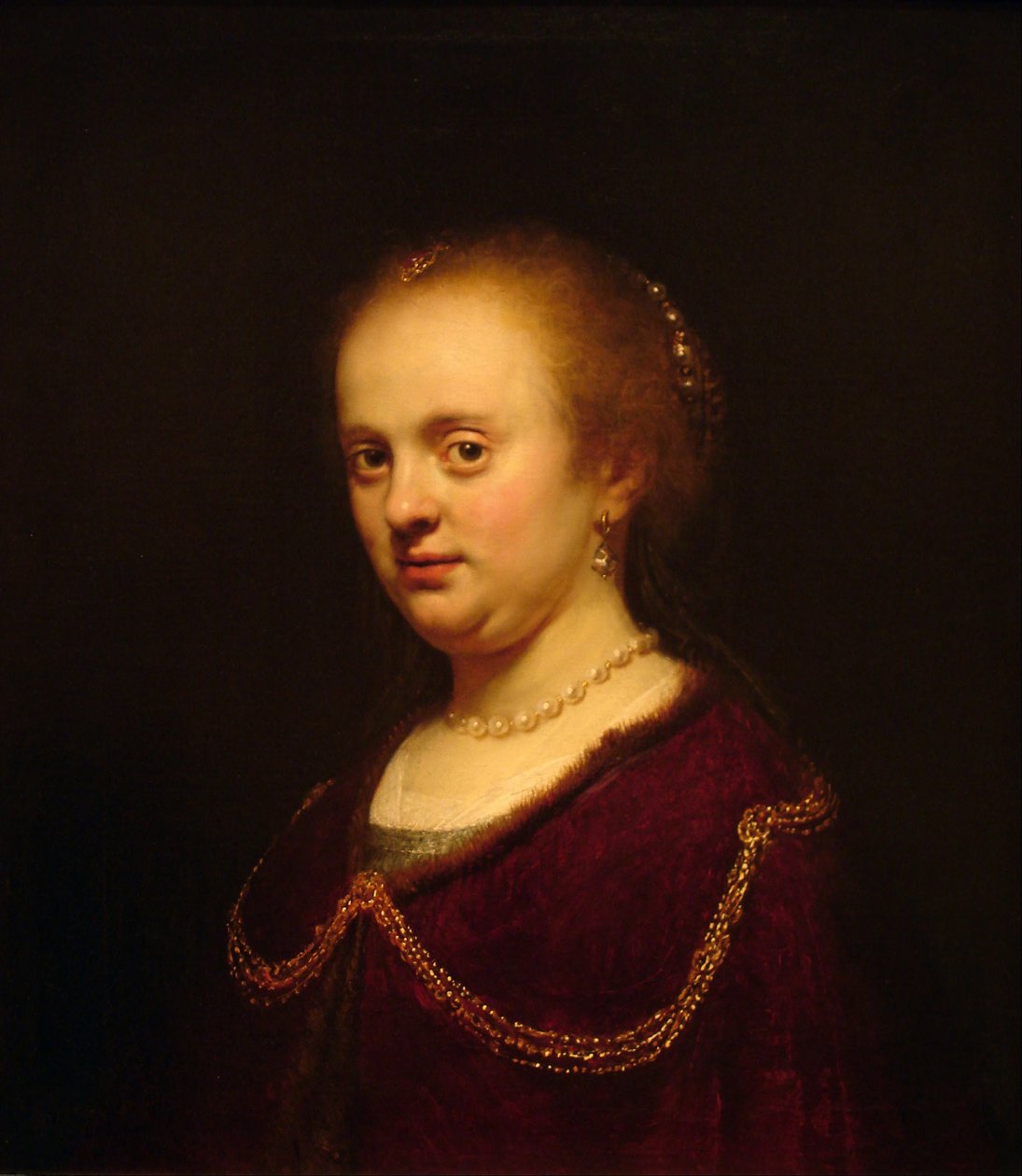 Fiatal nő portréja alkotó: Rembrandt van Rijn