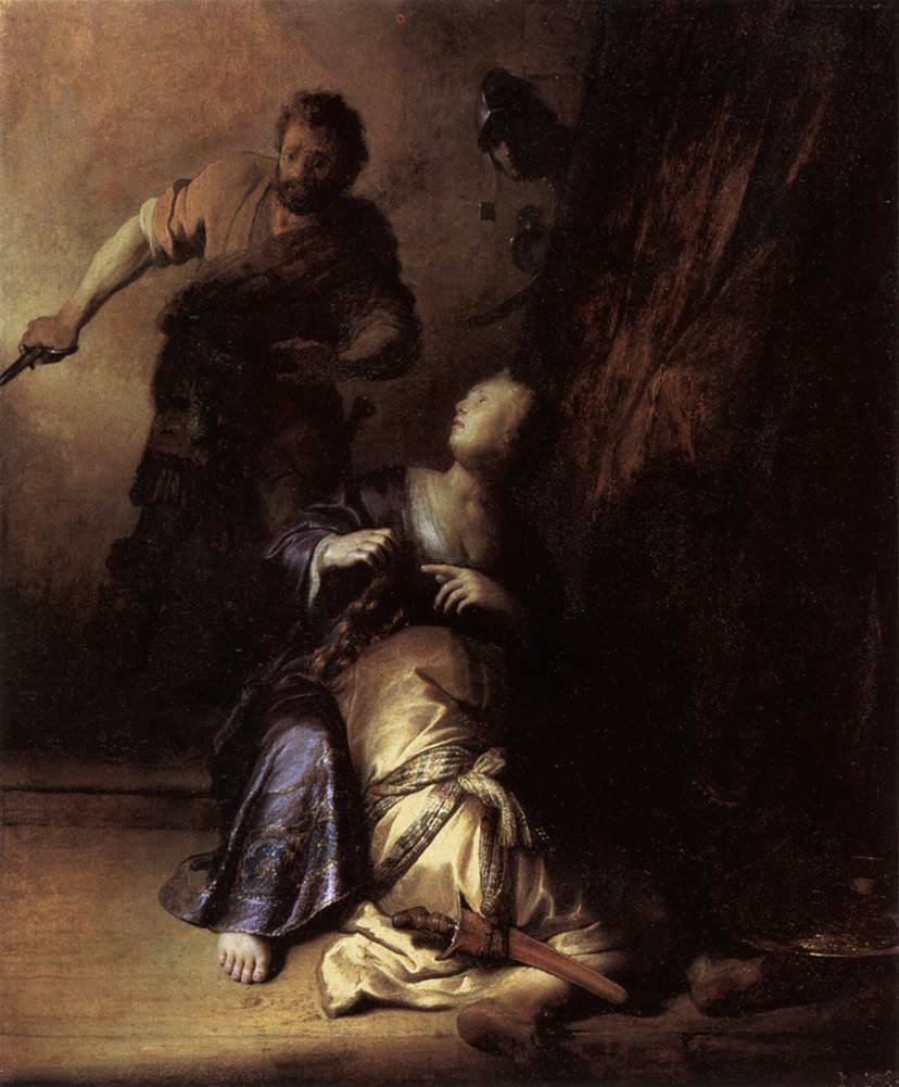 Sámson és Delila alkotó: Rembrandt van Rijn