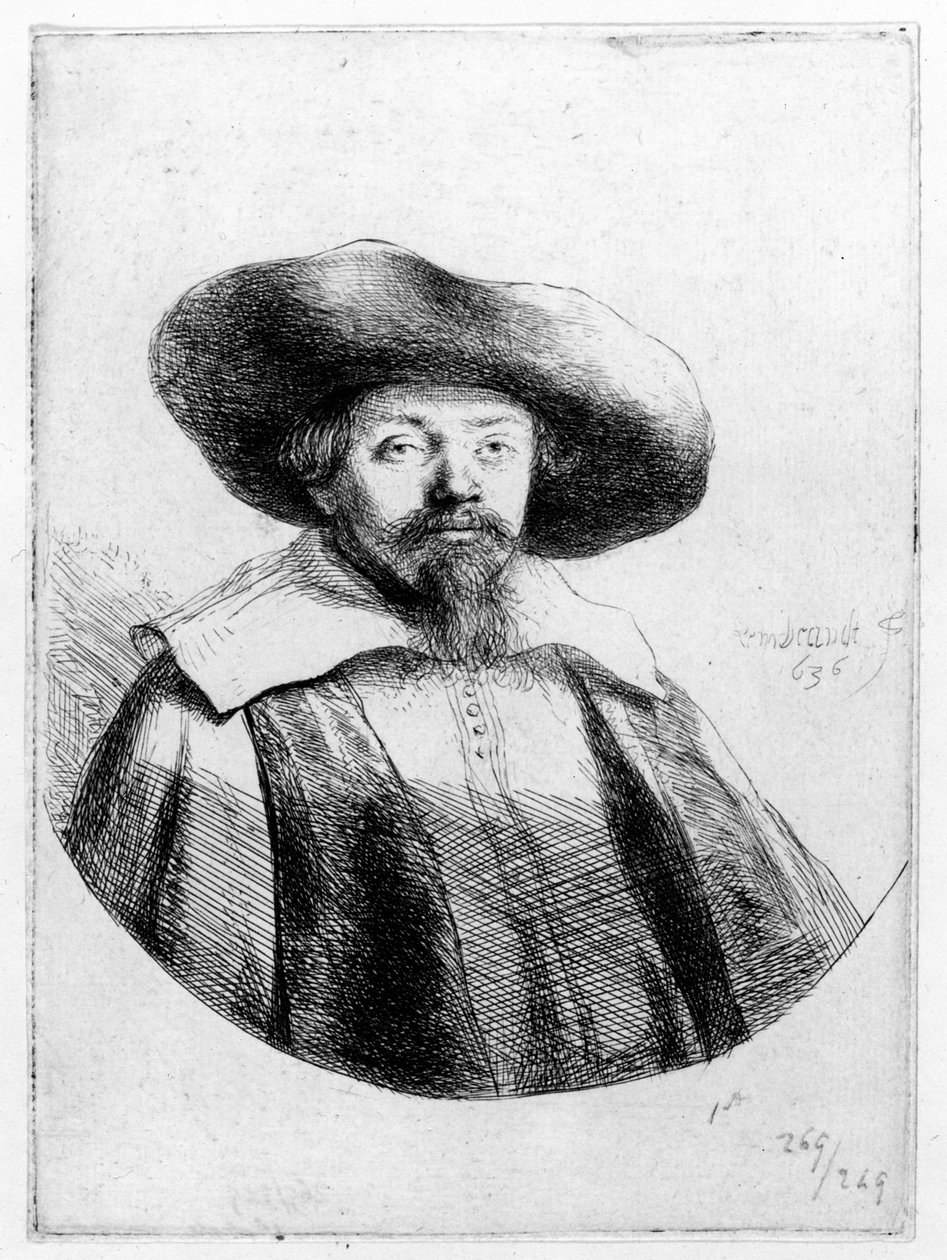 Samuel Manassé Ben Izrael, 1636 alkotó: Rembrandt van Rijn