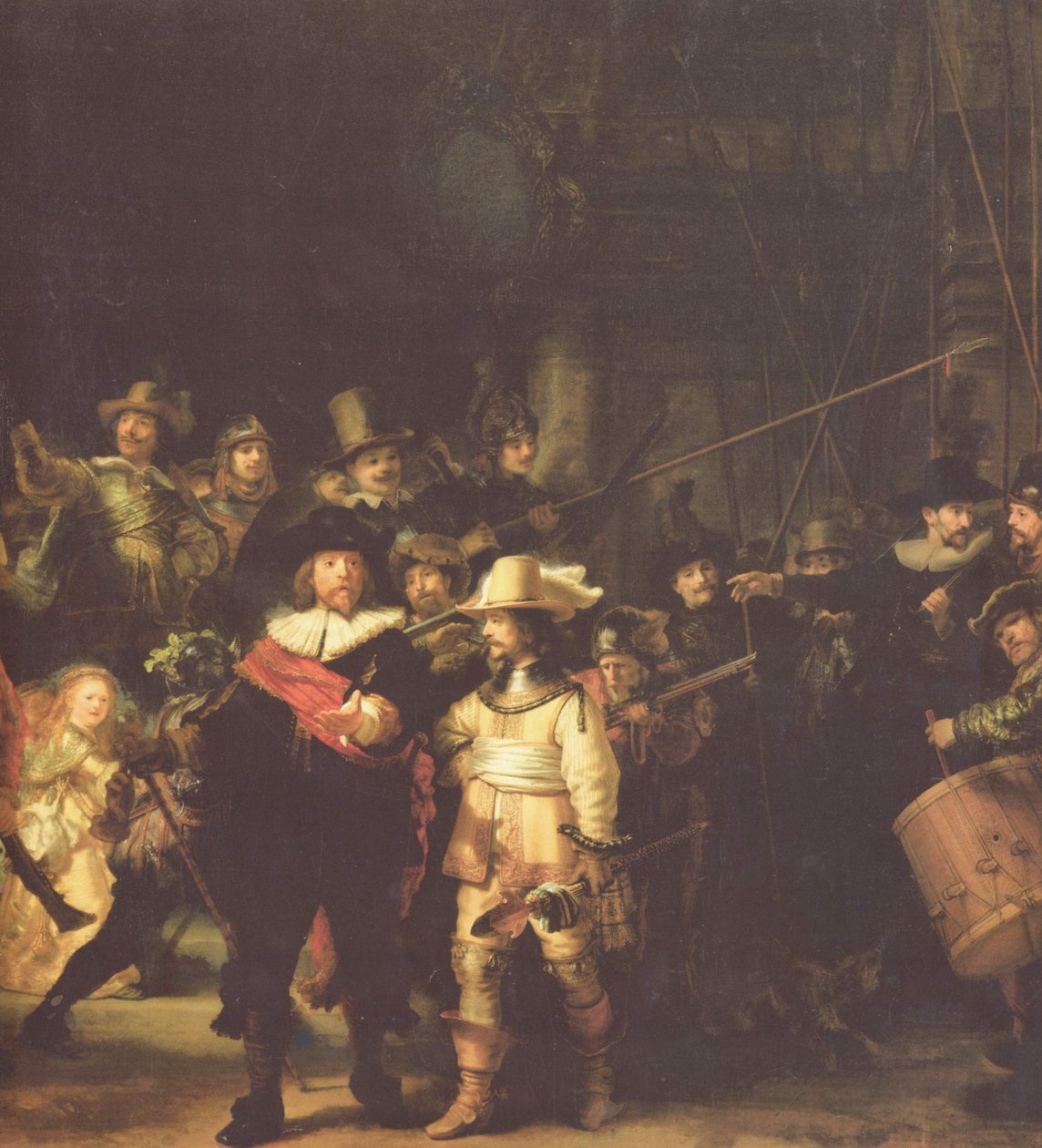 The Company of Frans Banning Cocq and Willem van Ruytenburch alkotó: Rembrandt van Rijn