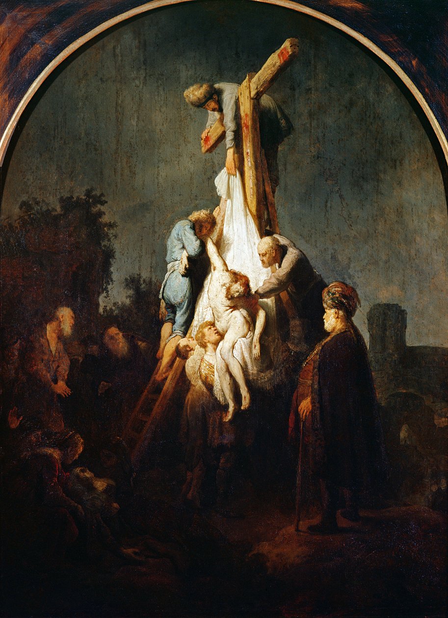 The Deposition, 1632-33 alkotó: Rembrandt van Rijn