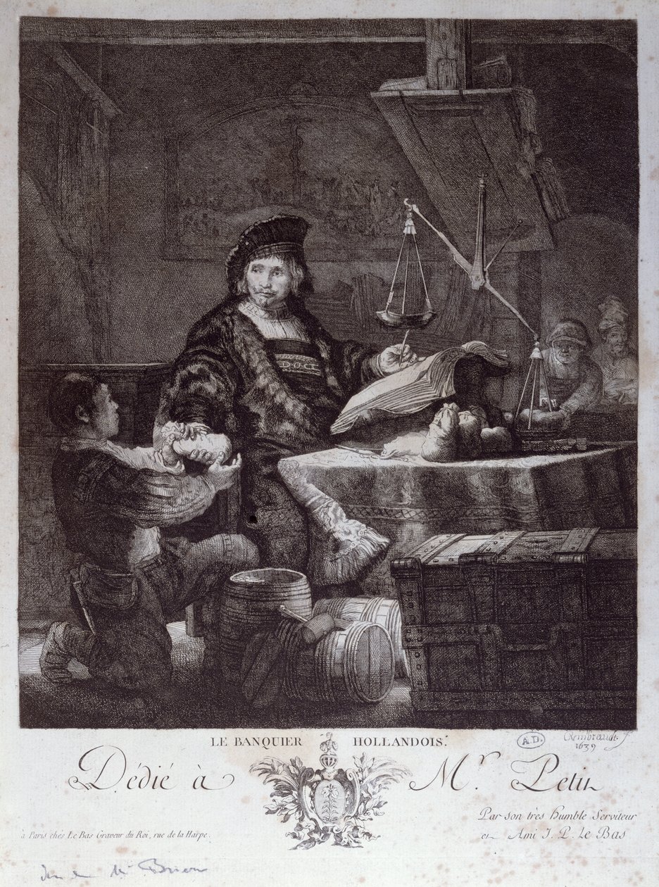 A holland bankár, 1639 alkotó: Rembrandt van Rijn
