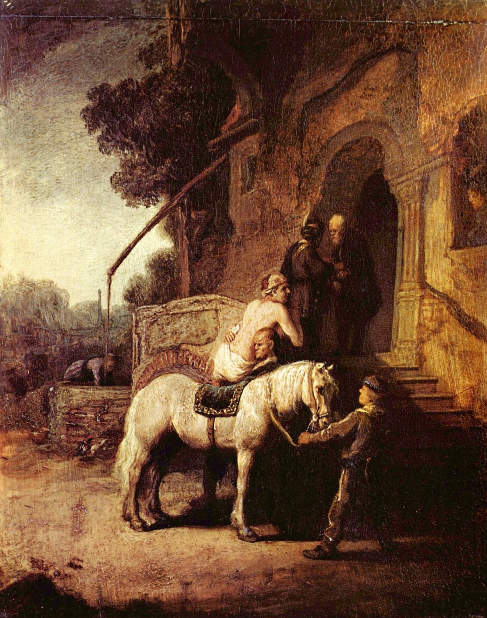 Az irgalmas szamaritánus alkotó: Rembrandt van Rijn