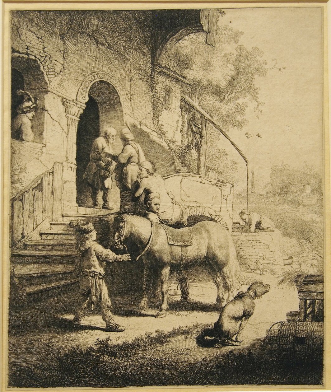 A jó szamaritánus alkotó: Rembrandt van Rijn
