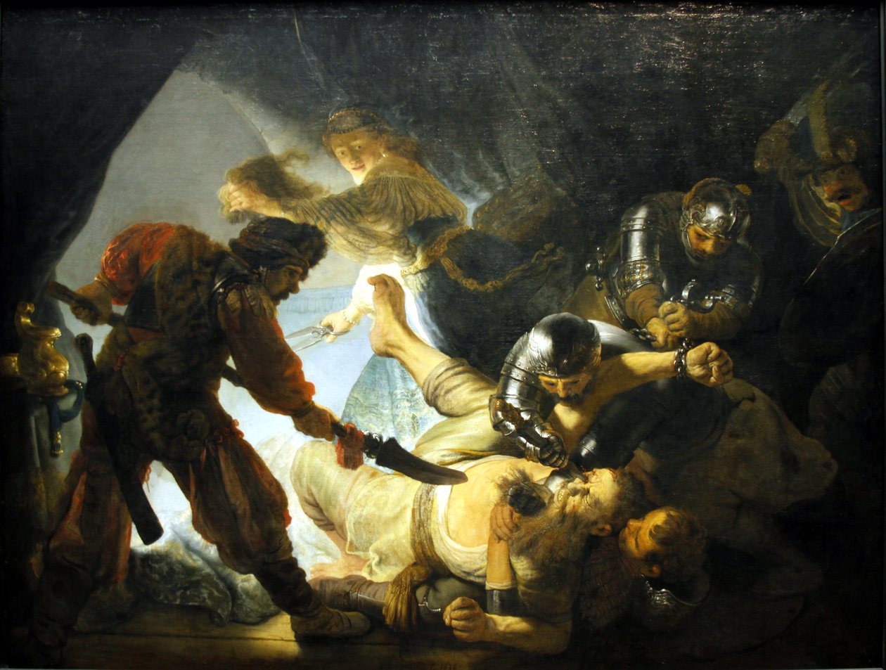 Sámson megvakítása alkotó: Rembrandt