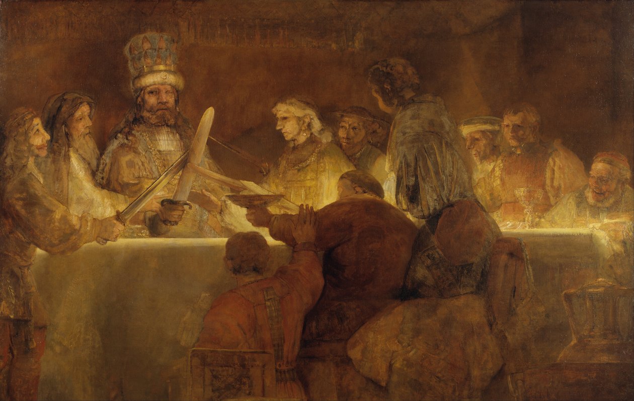 A bataviak összeesküvése Claudius Civilis alatt alkotó: Rembrandt