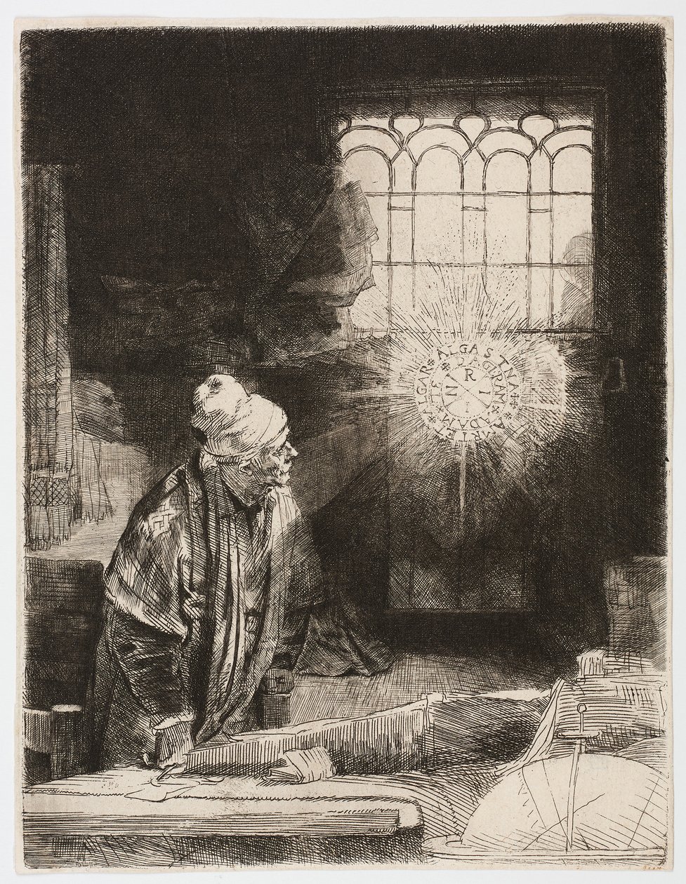 Doctor Faustus alkotó: Rembrandt Harmensz. van Rijn