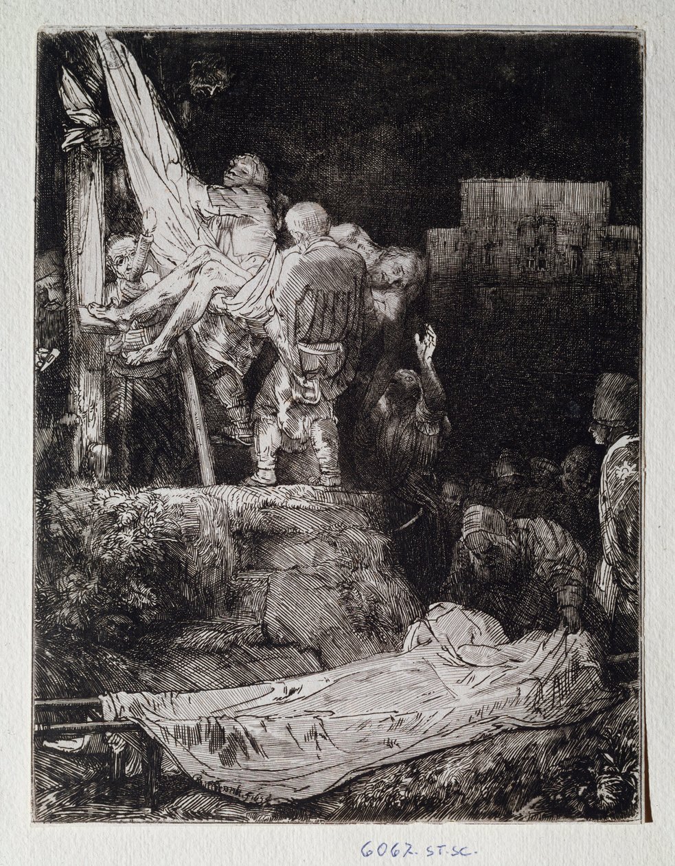 Rajzlerakódás: Rembrandt Harmenszoon van Rijn (1606-1669) Firenze, Uffizi (Irodák), Gabinetto Disegni és Stampe alkotó: Rembrandt van Rijn