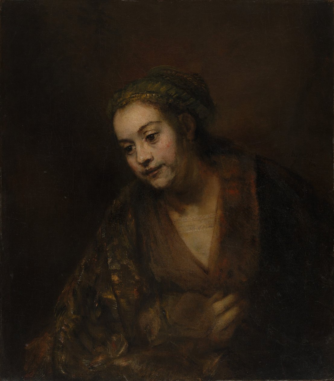 Hendrickje Stoffels, 1650 körül (olaj, vászon) alkotó: Rembrandt van Rijn